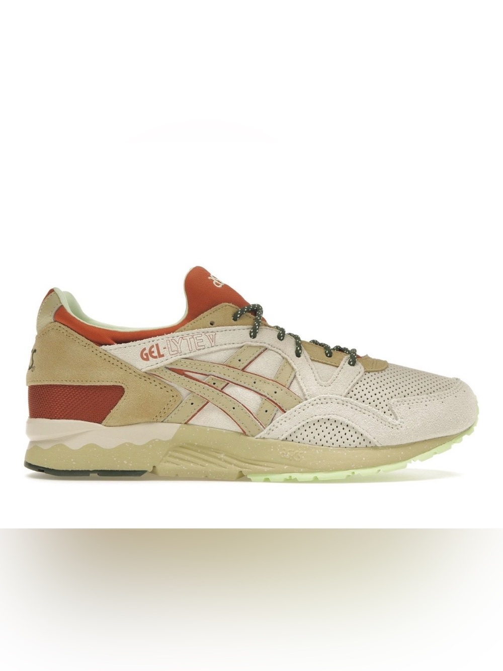 Asics Womens Gel Lyte 5 Retro Trail Pack Shoes Size 7 Cream Athleisure
